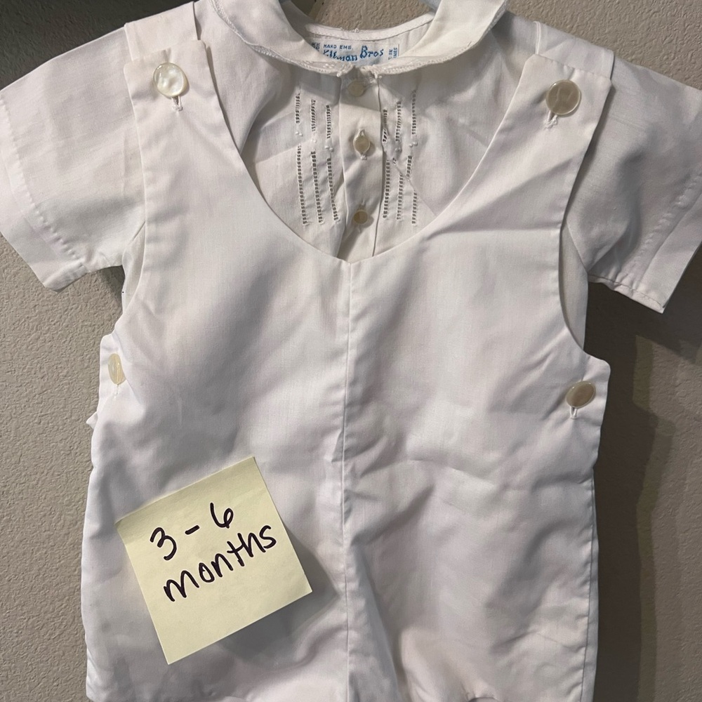 Classic White Baby Romper